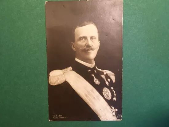 Cartolina Re Vittorio Emanuele III - 1918