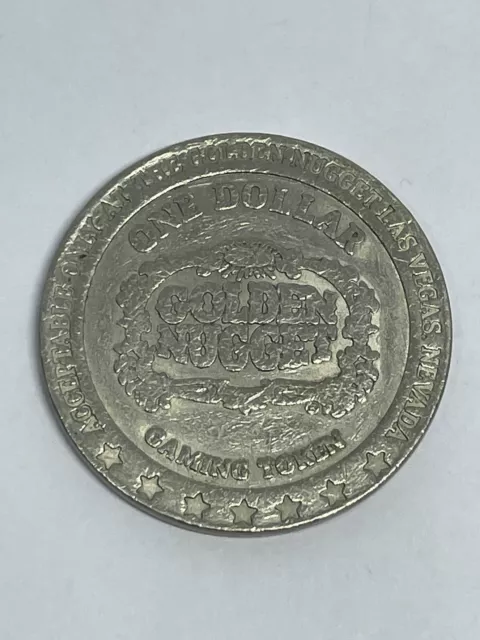 Vintage Golden Nugget Slot Machine Coin Token