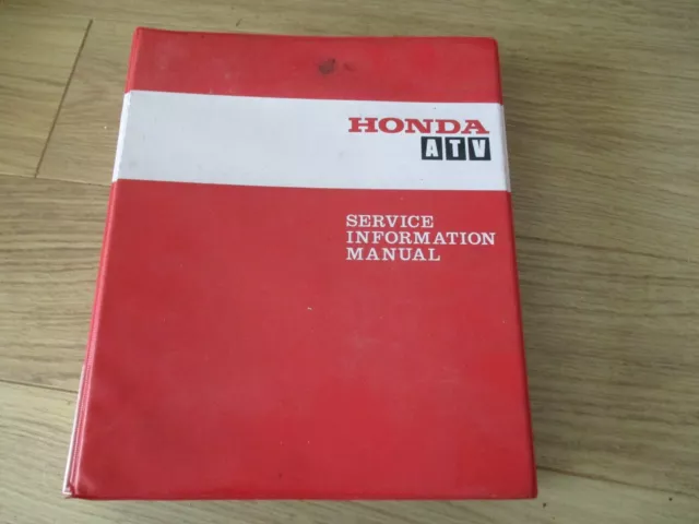 Honda Atv Service Information Manual  Atc70 Atc110 Atc125M Atc 70 90 110 125