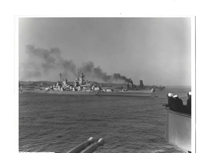 Uss New Jersey Bb-62 Real Warship Photo