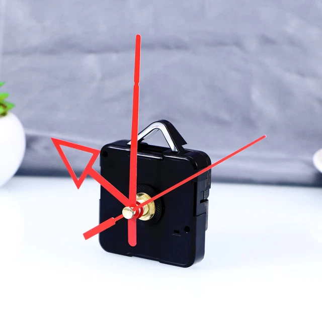 Meccanismo Orologio Da Parete Al Quarzo - Movimento Silenzioso, Con Lancette, Per Riparazione E Fai Da Te - Foto 4