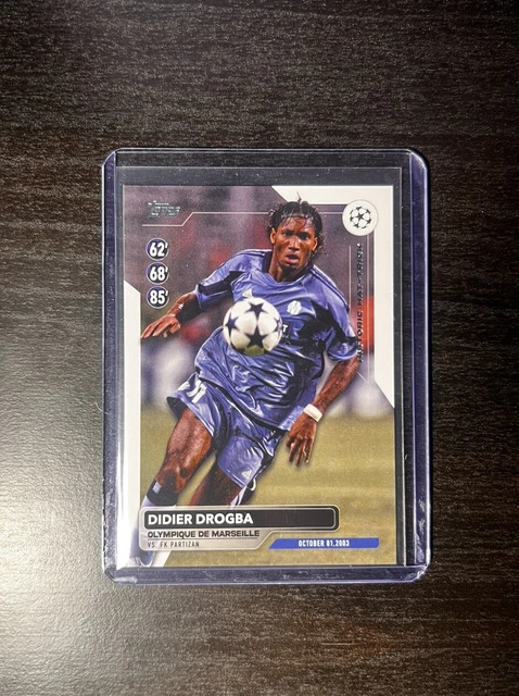 Carte Recrue (Rookie Card) Didier DROGBA 2004-05 Panini WCCF Chelsea - Version Japonaise Rare