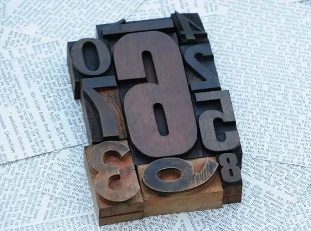 0-9 mixed numbers Holzbuchstaben Plakatlettern Zahlen Stempel Zahlenmix stamp