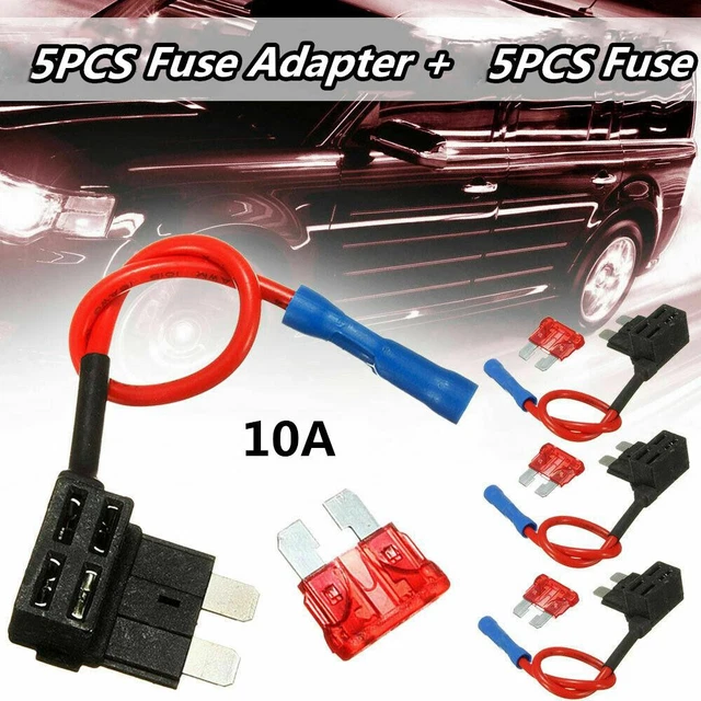 Mini Porte Fusible 12V Voiture Adaptateur Add A Circuit Auto Fusibles