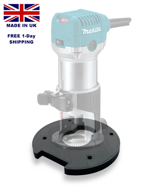 thumbnail image 2 of Extended Router Base Plate Attachment For Makita DRT50 & RT0700 Trimmers (18V) By KATSU 2 of 5