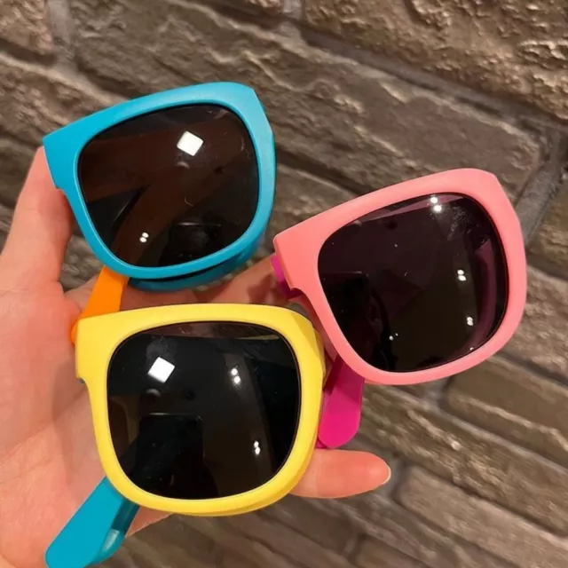 Foldable Ultralight Folding Sunglasses  Girl