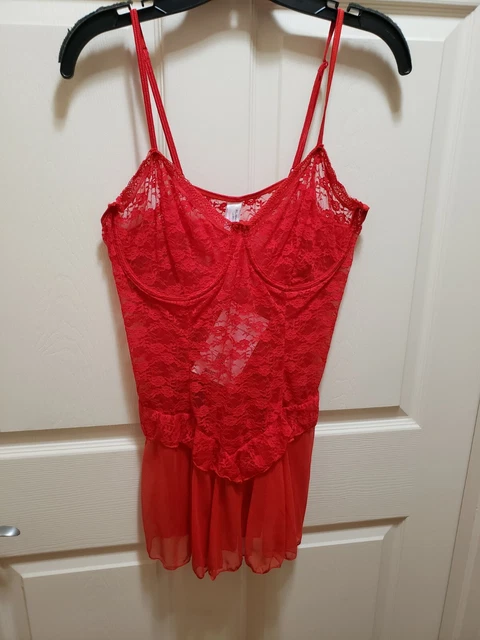 Elegant Moments Plus Size lacy Babydoll