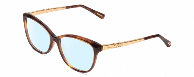 Chopard VCH243S Katzenauge Blue Licht Brille Rotbraun Schildplatt Havanna/Rose