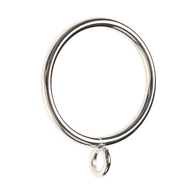 40 Pack Curtain Rings, 38mm Internal Diameter iron Curtains Rings Hanging6772