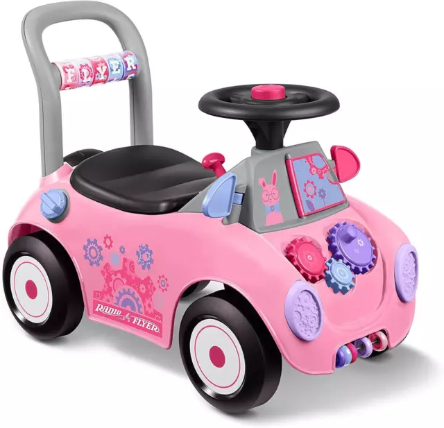 Radio Flyer 603PZ Kids Creativity Car, Toddler Ride-On Toy Creativity Car - Pink