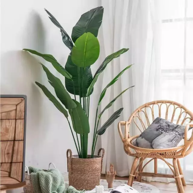 Greenery Large Faux Banana Tree Fake Plant Home Decoration Artificial Palm