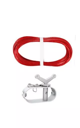 100-Feet Cable, Winter Cover Cable Winch Heavy-Duty Winch for Securing Above