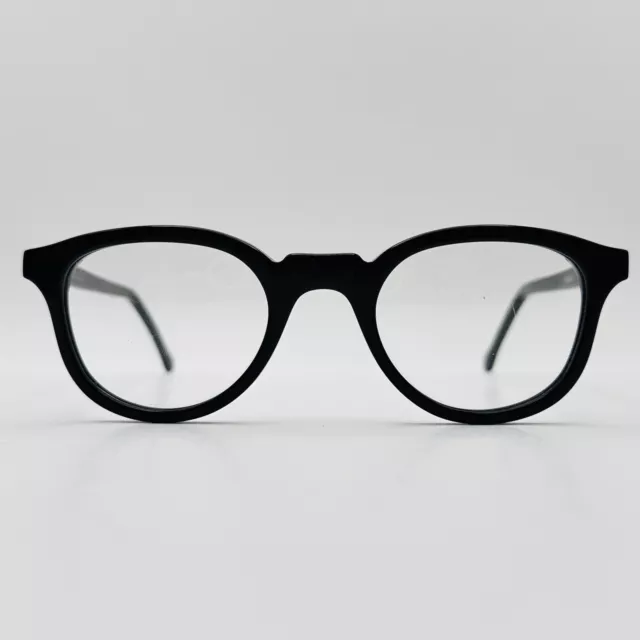 Lesca Lunetier eyeglasses Ladies Men's Oval Black Mod. Pantos 2 M100 New