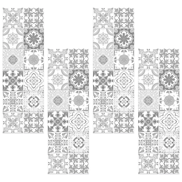 48 pz adesivi per piastrelle per la cucina adesivi backsplash adesivi adesivi adesivi