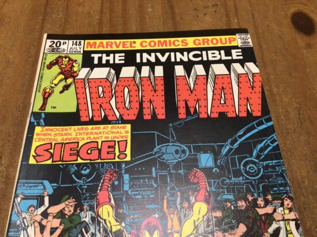 Vintage Marvel All-Colour Comics  The Invincible Iron Man, No. 148 July 1981 2