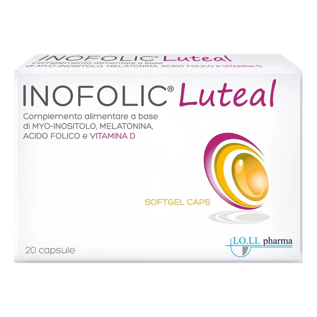 INOFOLIC LUTEAL INTEGRATORE di Myo-Inositolo 20 Capsule Molli EUR 34,90 ...