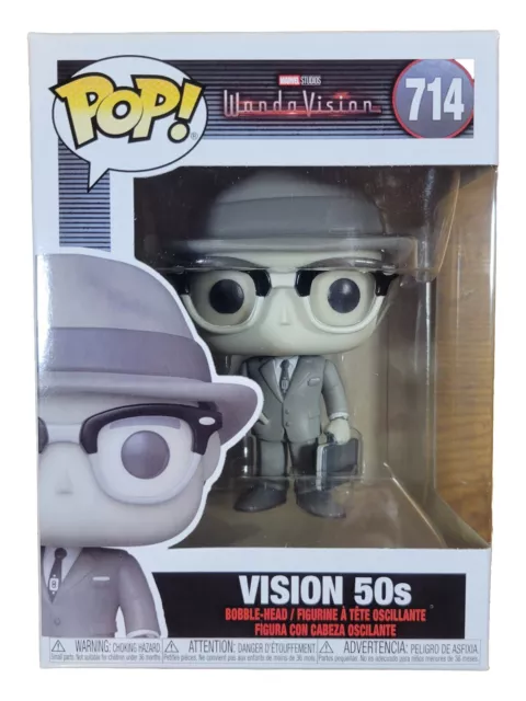 Funko POP! Marvel: Wanda Vision #714 VISION 50's, In Protector, New