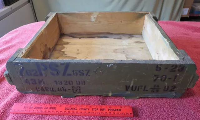 53025 Winchester Wooden Ammunition Box, Wood Ammo Box