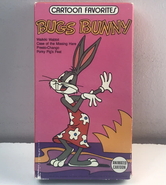 LOONEY TUNES CARTOON Favorites Bugs Bunny VHS Video Tape VTG Hare Porky ...
