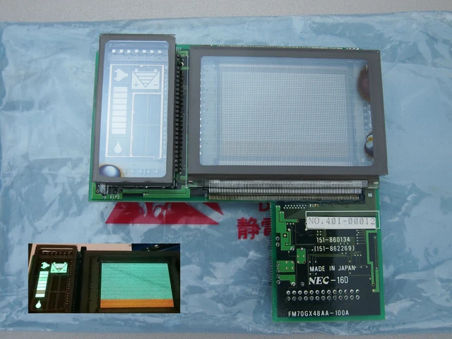 nec 70 x 48 dot matrix + icons VFD display fm70gx48aa-100a fm70gx48aa fm70gx48