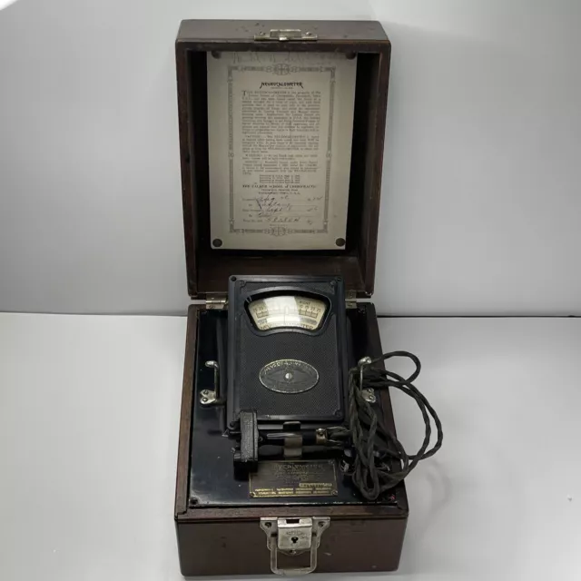 VTG Weston Palmer Shool of Chiropractic Nevrocalometer - Quack Medica Steampunk