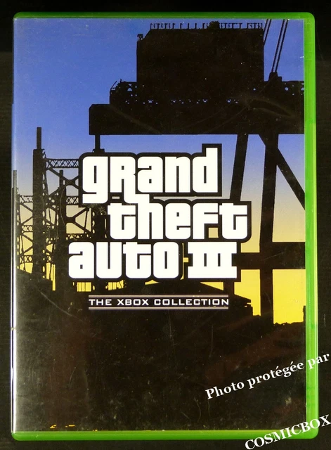 Grand Theft Auto GTA 3 Liberty City jeu pour console Microsoft XBOX testé ok PAL