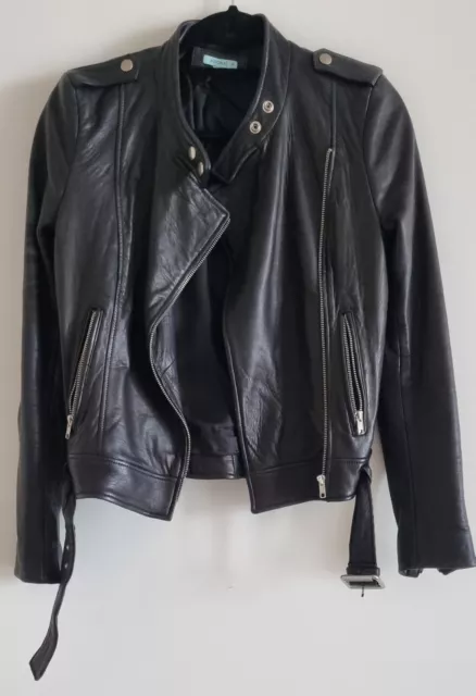 KOOKAI LEATHER JACKET Size 36 170.00 PicClick AU