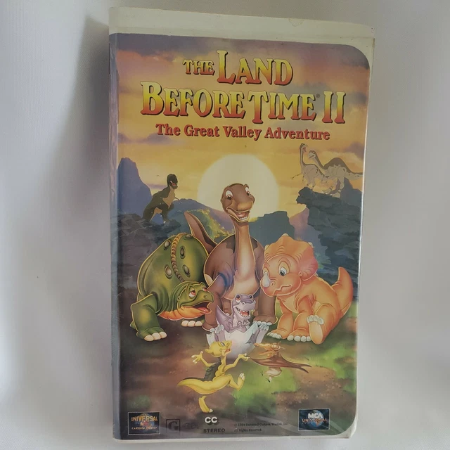 VHS THE LAND Before Time II: The Great Valley Adventure (VHS, 1994 ...