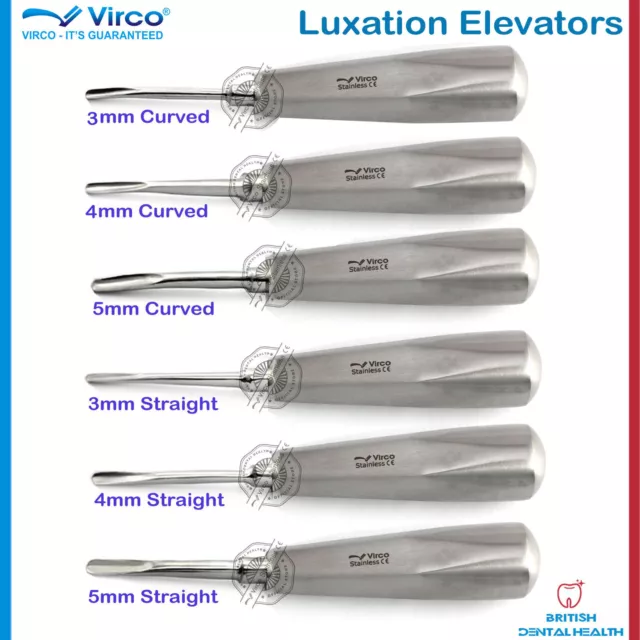 Dents Desserrement Dentaire Root Elevators Luxation Droit Et Courbé