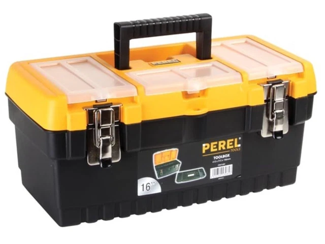 Porte-outils Mural En Plastique Perel OTTP1 - Organisateur D'atelier Ou Garage - Profondeur 16 Cm - Neuf