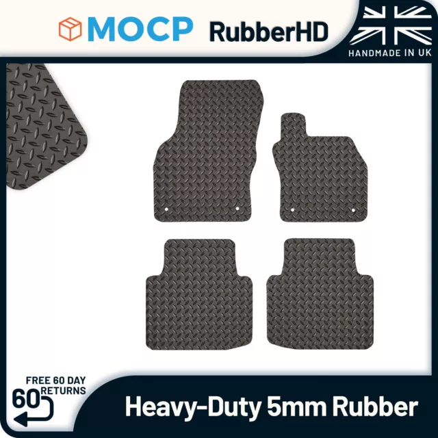 5mm Heavy-Duty Rubber Car Mats to fit Skoda Superb 2015-present