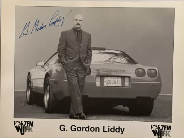 G. GORDON LIDDY SIGNED 8x10  PHOTO “H2OGATE”