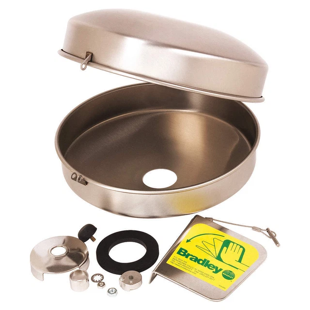 BRADLEY S45-2396 Retrofit Dust Cover w/Bowl,Silver