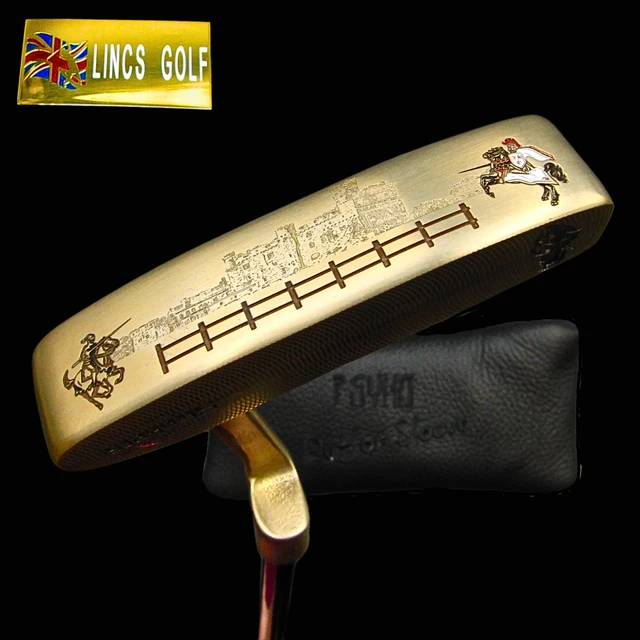 Custom Milled Knight Themed Pal Ping Putter 89cm Steel Shaft Heraldry Custom Milled Knight Themed Pal Ping Putter 89cm Steel Shaft Heraldry