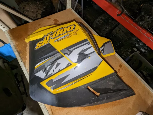 08 09 10 11 12 13 Skidoo XP MXZ  GSX 1200 Ace Left Side Panel Yellow Black