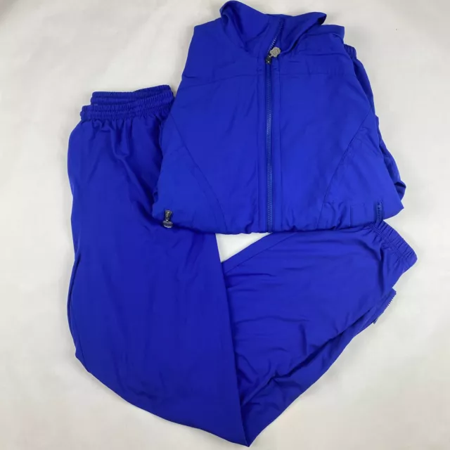 VINTAGE KAELIN 2PC Royal Blue Jacket & Pants Lined Track Suit Women's ...
