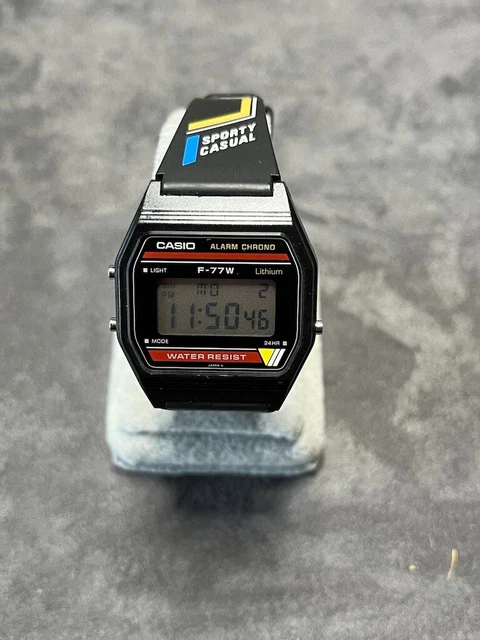 VINTAGE VERY RARE Casio F-77W LCD Watch EUR 99,00 - PicClick ES VINTAGE VERY RARE Casio F-77W LCD Watch EUR 99,00 - PicClick ES