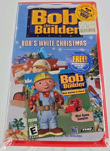 BOB THE BUILDER - Bob's White Christmas VHS 2001 Clamshell **SEALED w ...