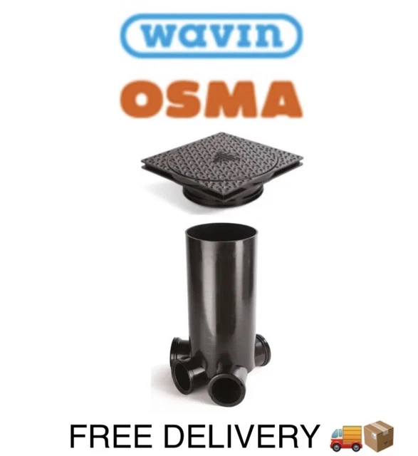 UNDERGROUND DRAINAGE MANHOLE Inspection Chamber Set 250MM , Riser, Base