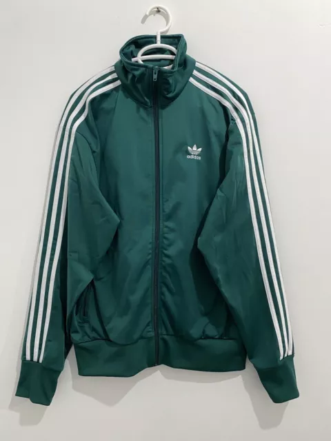 Adidas Originals ADI-Firebird Track Top Jacket Noble Green White Size M ED6072