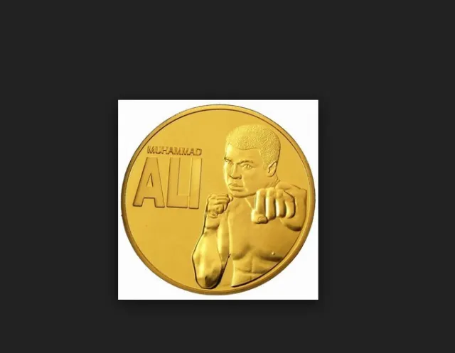 Muhammad Ali Gold Coin