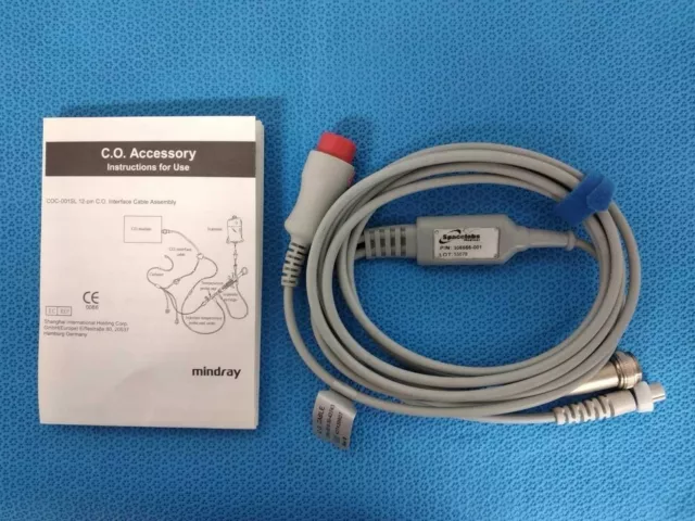 Mindray Cardiac Output Y Cable, 12 pin 0010-30-42743 Temperature