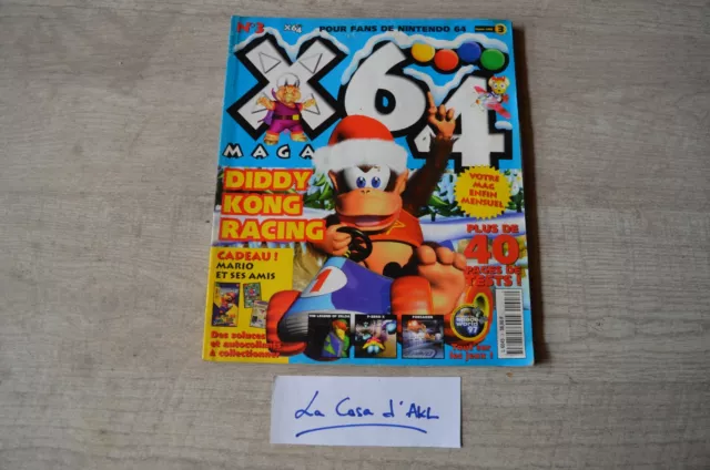 Magazine de Jeux Vidéos X64 (Nintendo) - n°3 - Diddy Kong Zelda F-Zero X