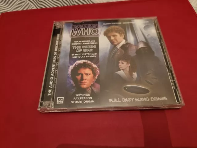 Doctor Who Cd The Seeds Of War Sixth 6Th Dr 171 Big Finish Audio Adventures