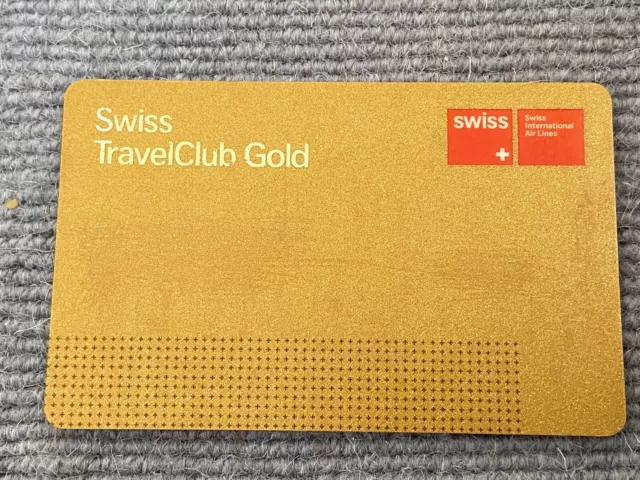 Swiss Travelclub Gold - Star Alliance Gold card, Vintage