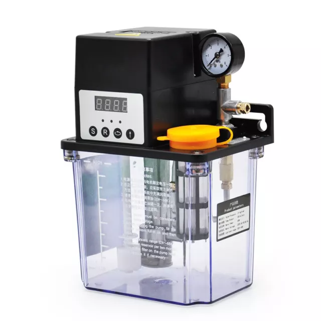 2L Automatic  Lubrication Pump CNC Digital Electronic Timer Oiler 220V