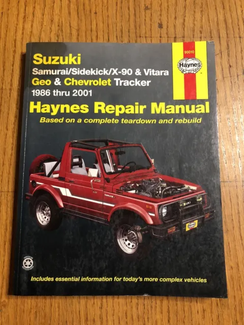 Suzuki Samurai Sidekick Geo 1986-2001 Shop Service Repair Manual Wiring Diagrams