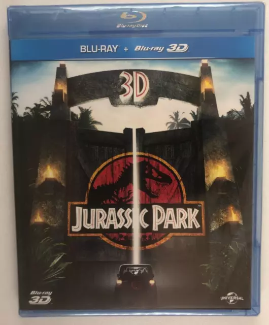 Jurassic Park 1 Blu-Ray + Blu-Ray 3D Neuf Sous Blister