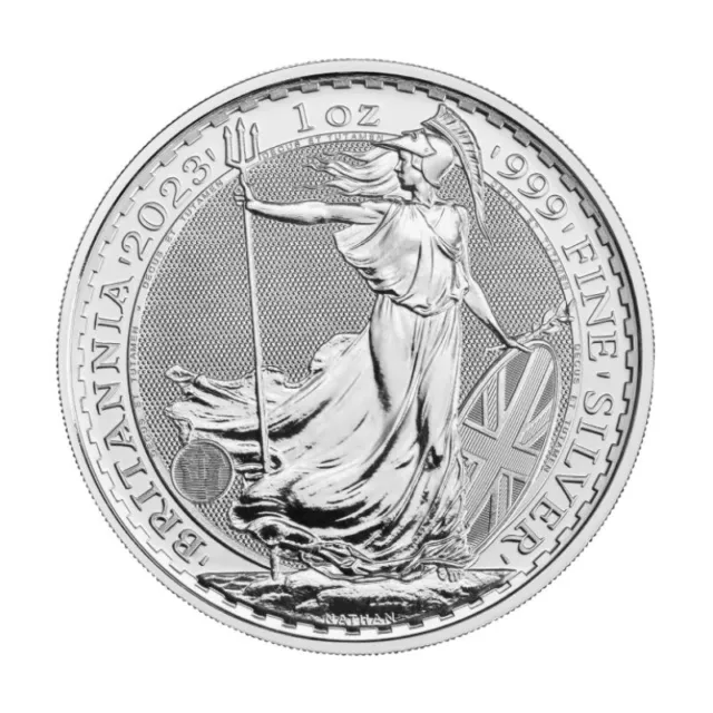 Britannia Charles Silbermünze  1 oz Silber 2023 Großbritannien 1 oz 999 Silber 3