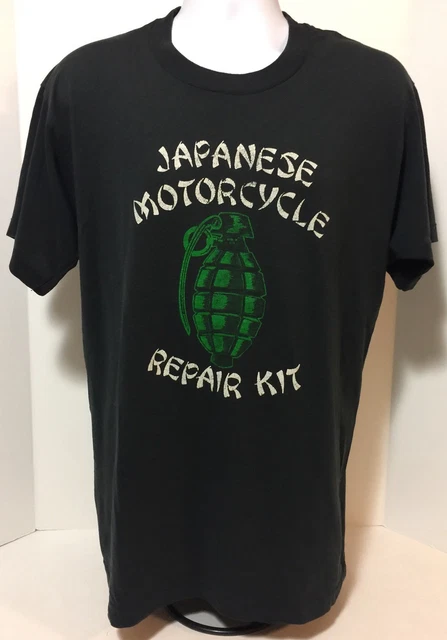 JAPANESE MOTORCYCLE REPAIR KIT Tシャツ L JAPANESE MOTORCYCLE